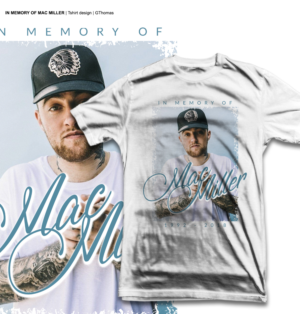 Mac Miller Memorial T-Shirt | Diseño de Camiseta por Grebo