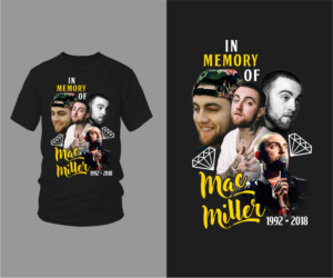 Mac Miller Memorial T-Shirt | Diseño de Camiseta por S.S. Mulla