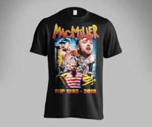 Mac Miller Memorial T-Shirt | Diseño de Camiseta por Andi Yan