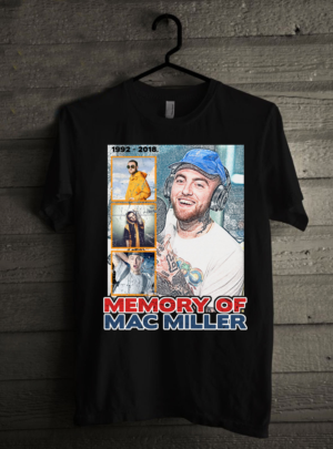 Mac Miller Memorial T-Shirt | Diseño de Camiseta por creative gravity