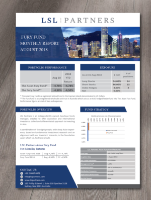Flyer Design by alex989 for LSL Partners pty ltd | Design: #19709855