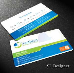 Dietitian needs a new business card design | Design de Carte de Visite par SL Designer