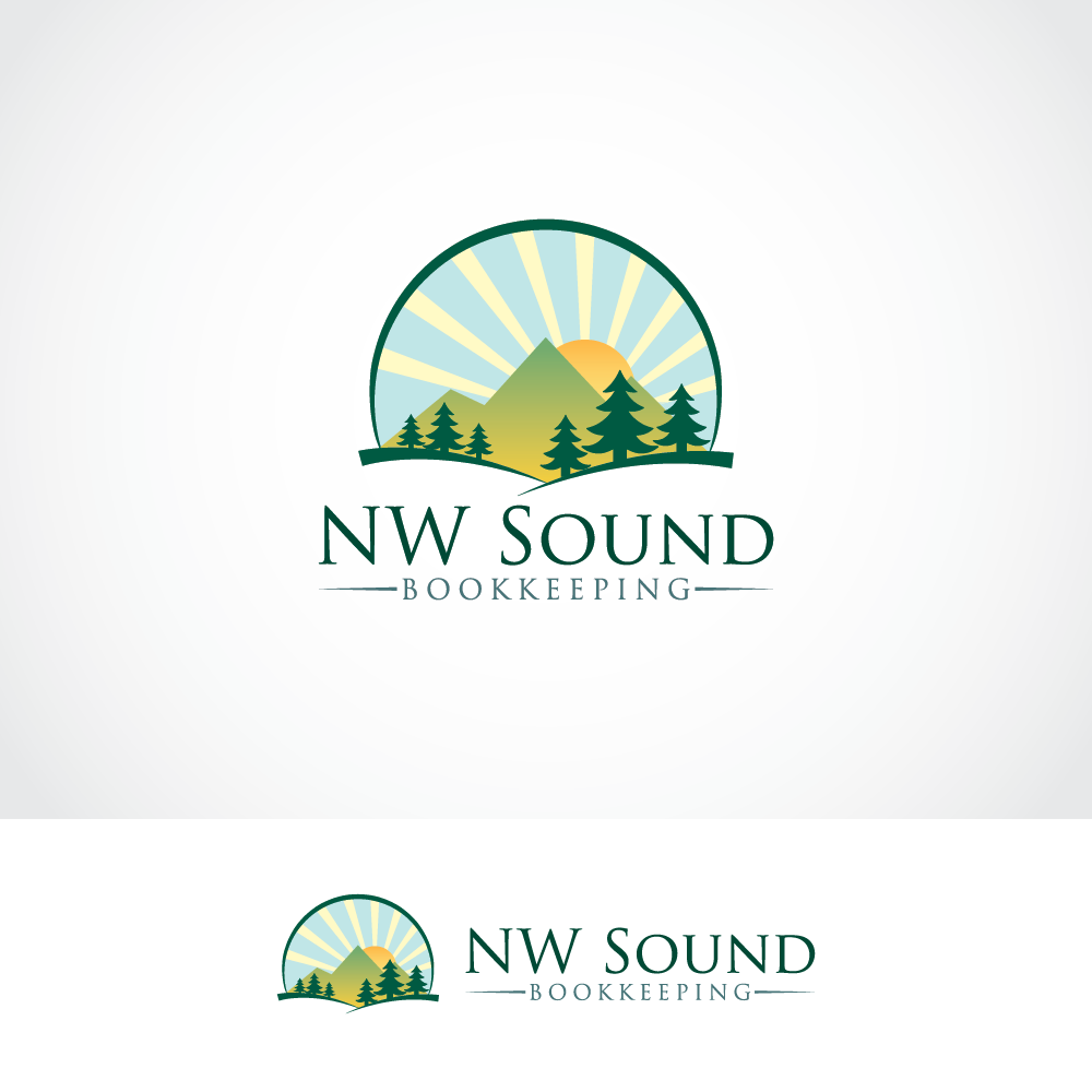 Logo-Design von Wild Geek für NW Sound Bookkeeping Services | Design #19703813