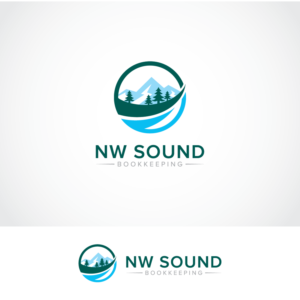 Logo Design by Wild Geek for NW Sound Bookkeeping Services | Design: #19703814