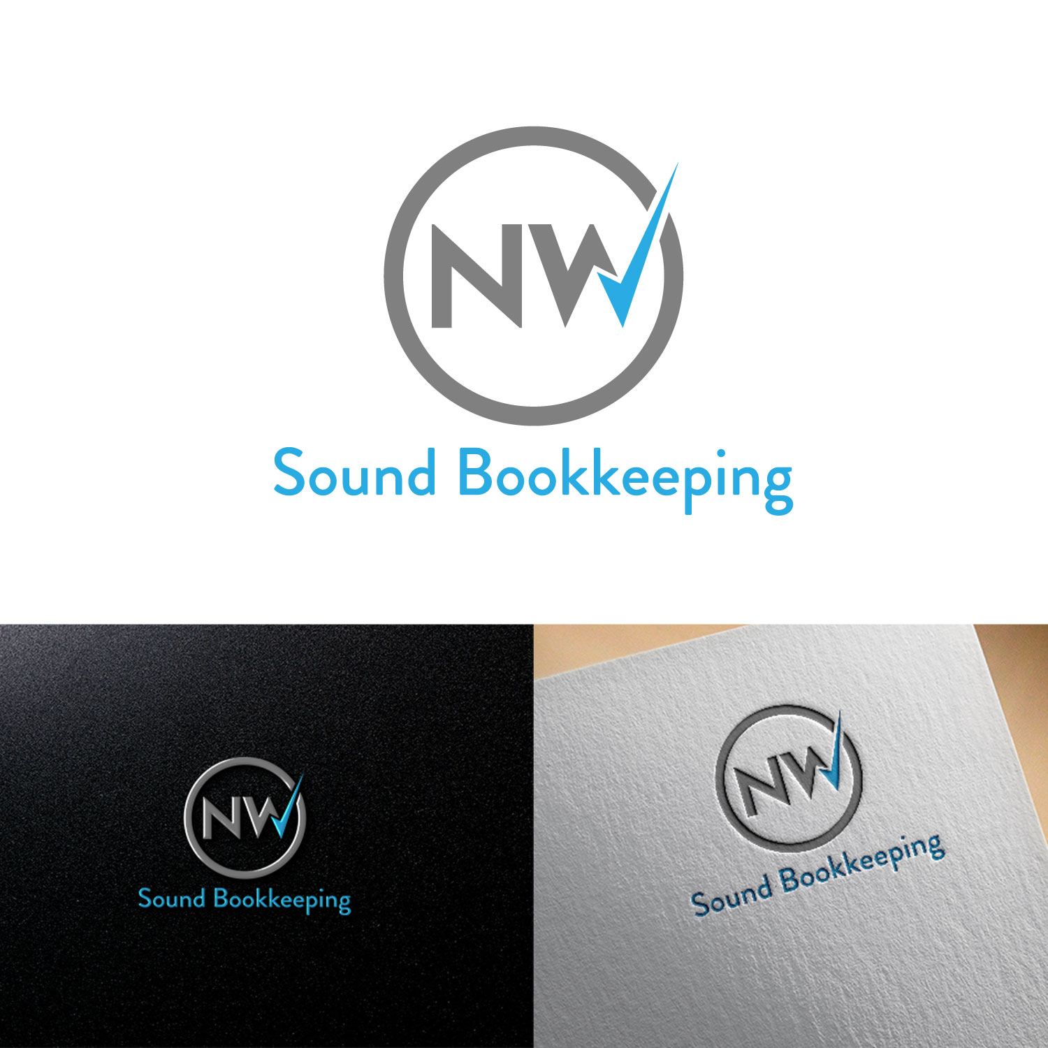 Logo-Design von Rupok MT für NW Sound Bookkeeping Services | Design #19707096