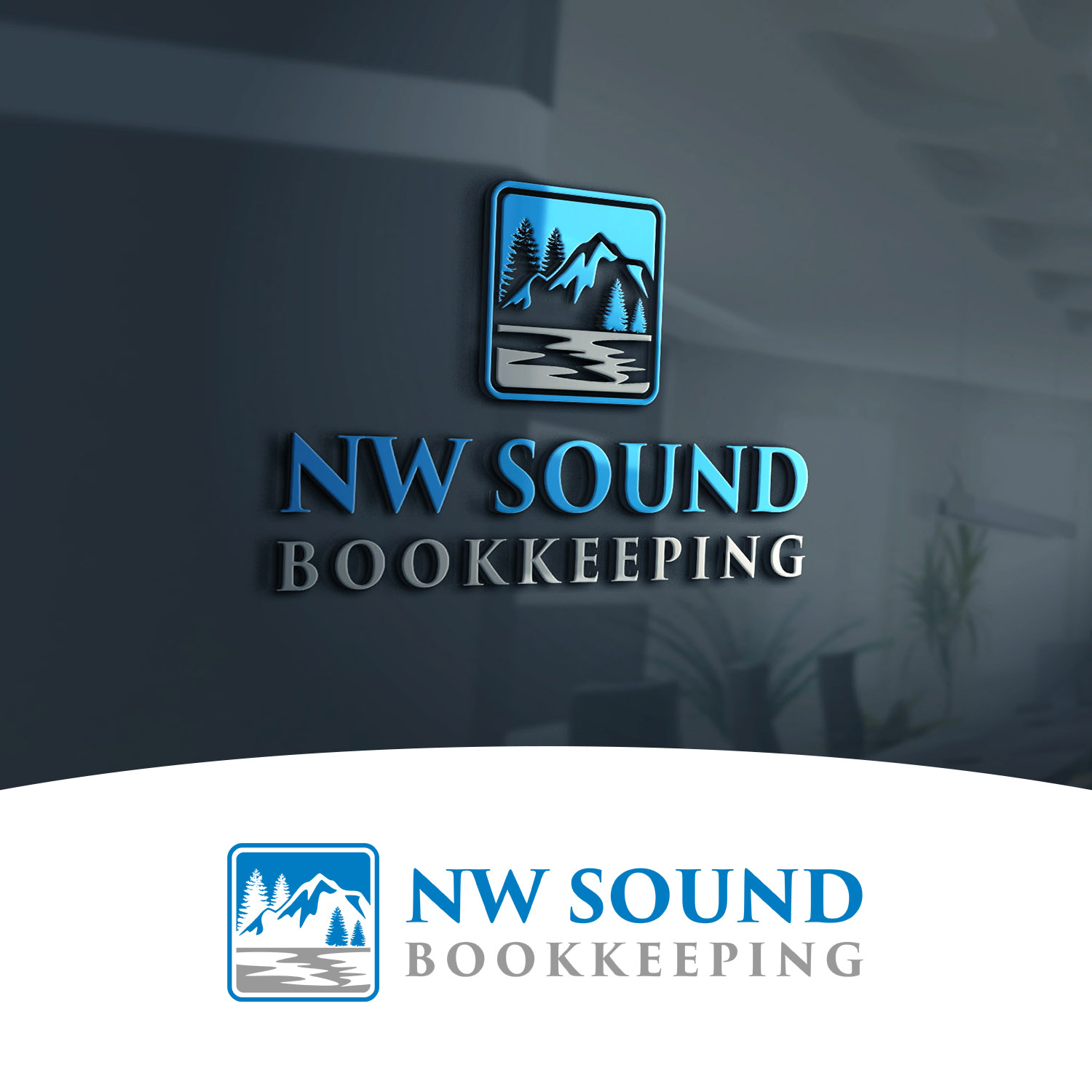 Logo-Design von SGS.Design für NW Sound Bookkeeping Services | Design #19709366
