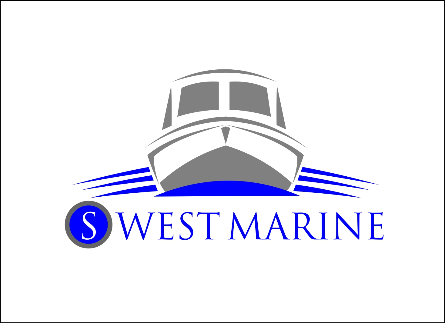 Logo Design by La Wawa for S WEST MARINE | Design #19714744