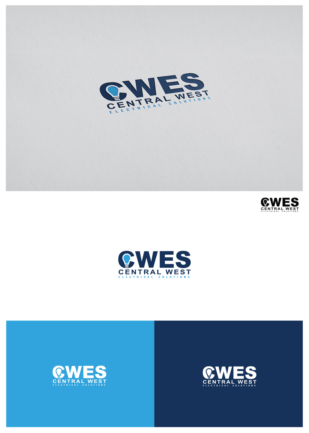 Diseño de Logo por goranvisnjic82 para Central West Electrical Solutions | Diseño #19765684