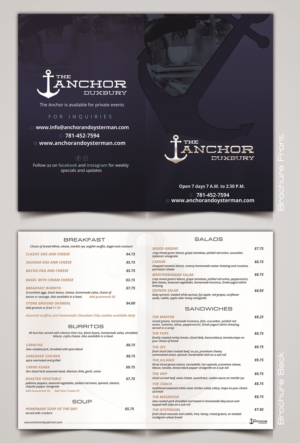 Menu Design Project for modern cafe | Menu Design by SAI DESIGNS