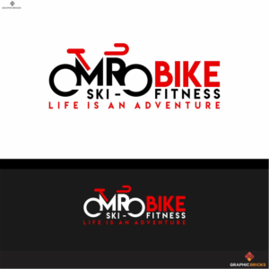 Logo ——Mr Bike - Ski - Fitness     slogan underneath —-“adventure awaits