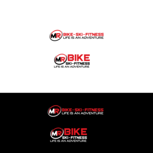 Logo ——Mr Bike - Ski - Fitness     slogan underneath —-“adventure awaits