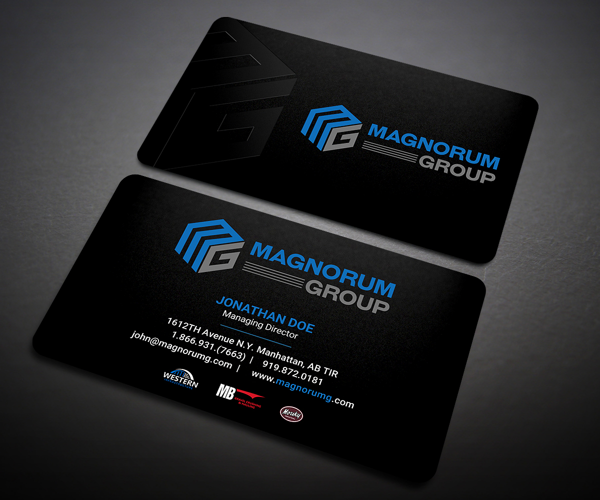 Visitenkarten-Design von Designers Hub für Morsky Group | Design #19719490