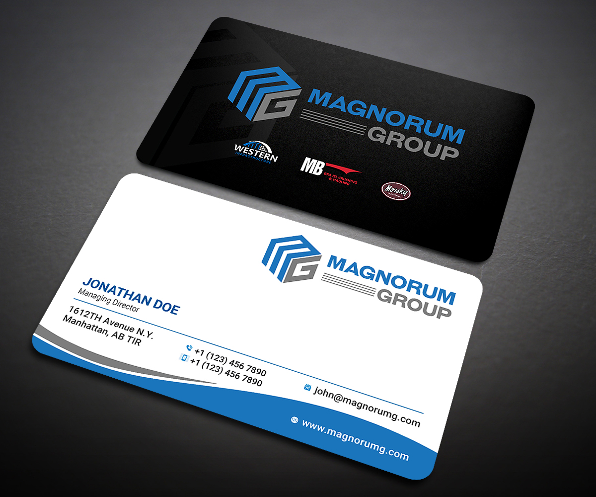 Visitenkarten-Design von Designers Hub für Morsky Group | Design #19719582