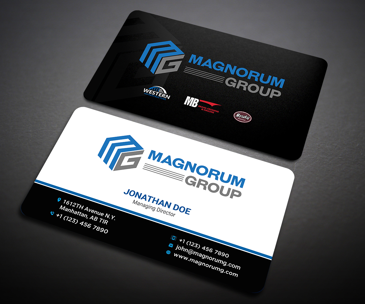 Business Card Design by Designers Hub for Morsky Group | Design #19719733