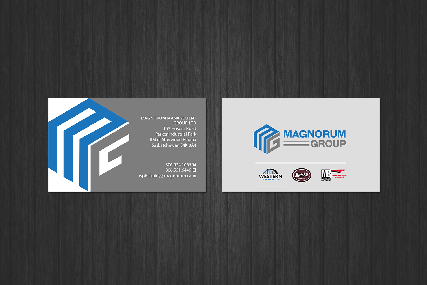 Visitenkarten-Design von Creations Box 2015 für Morsky Group | Design #19735817