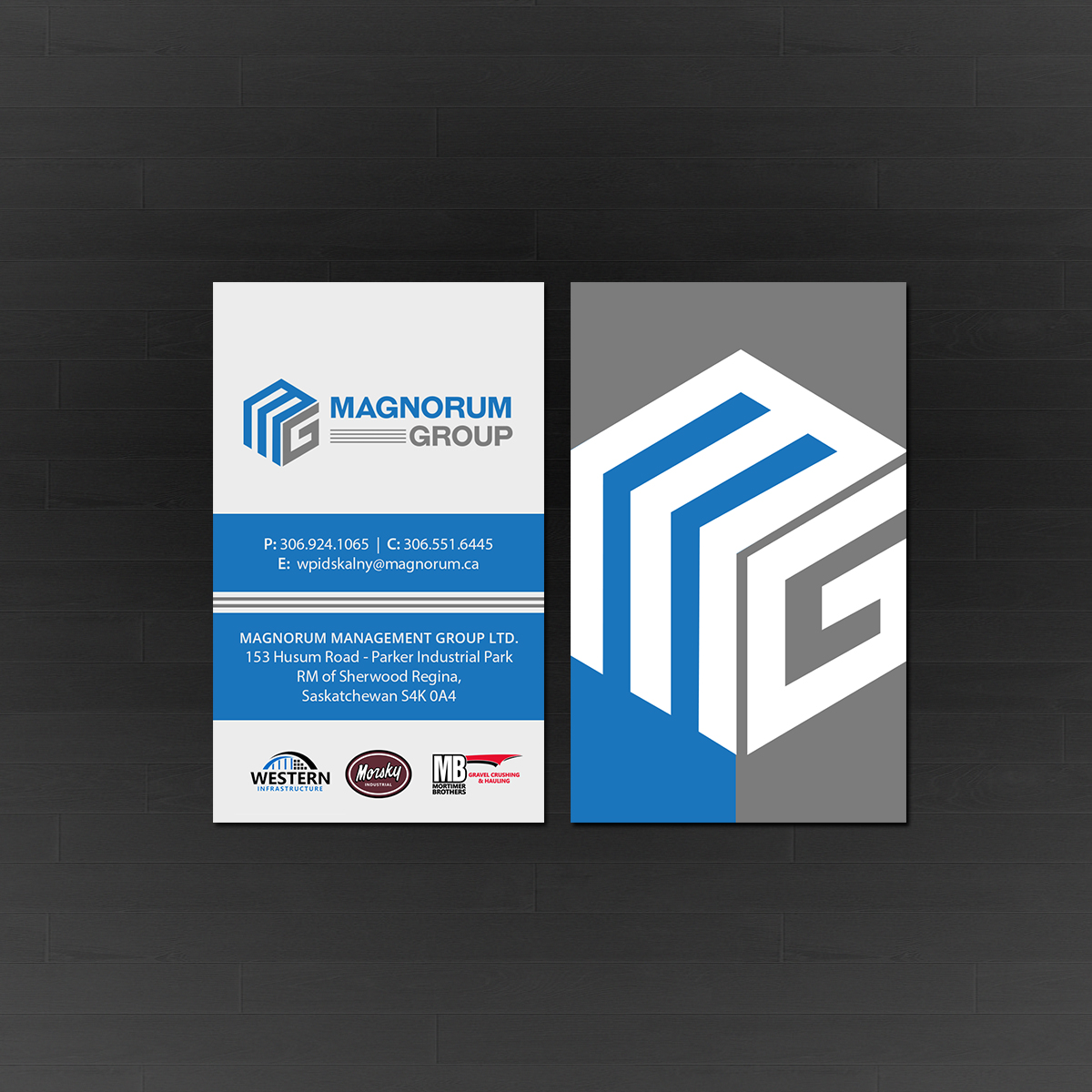 Diseño de Tarjeta de Presentación por Creations Box 2015 para Morsky Group | Diseño #19735821