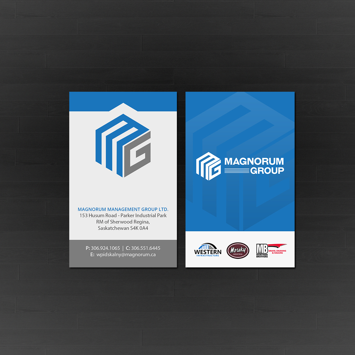 Diseño de Tarjeta de Presentación por Creations Box 2015 para Morsky Group | Diseño #19735824