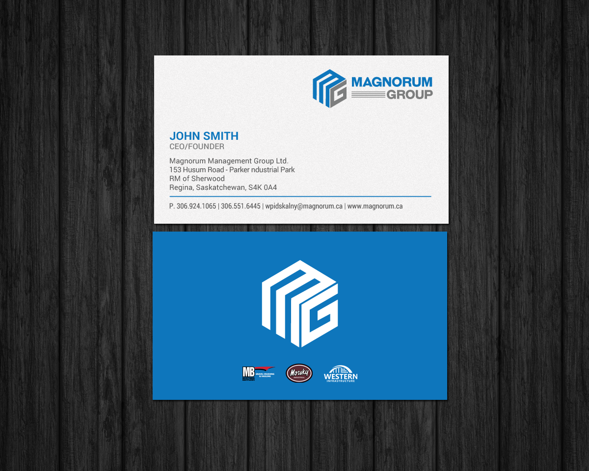 Visitenkarten-Design von chandrayaan.creative für Morsky Group | Design #19727171