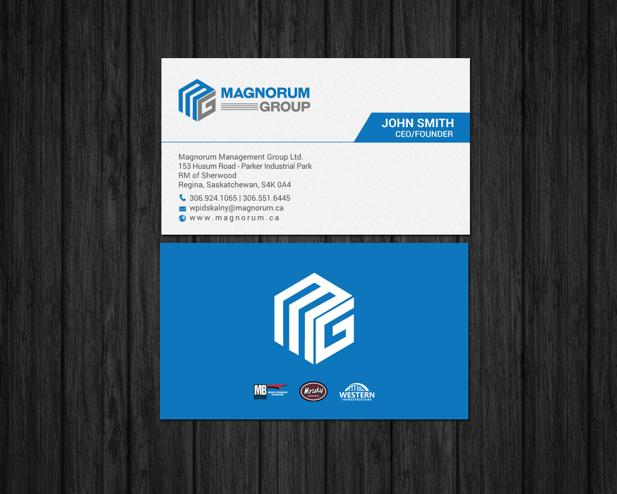 Visitenkarten-Design von chandrayaan.creative für Morsky Group | Design #19727172