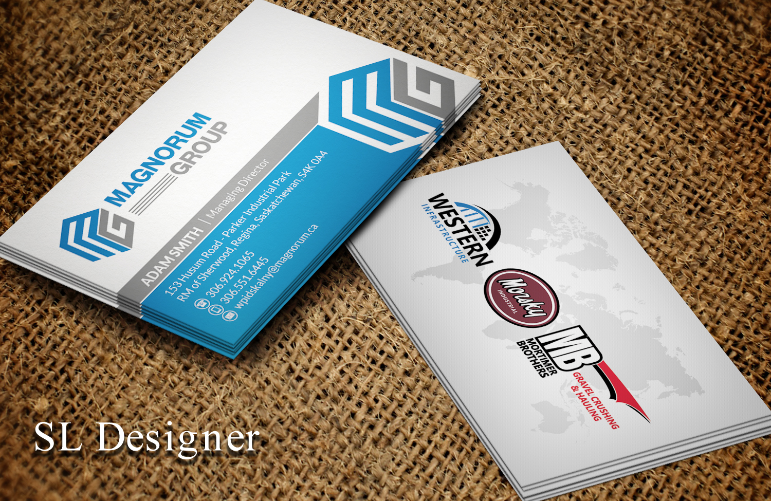 Business Card Design by SL Designer for Morsky Group | Design #19710812