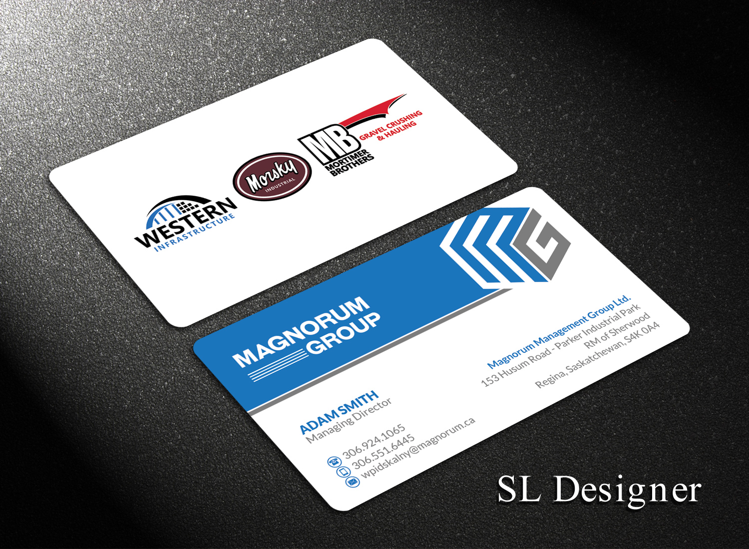 Business Card Design by SL Designer for Morsky Group | Design #19710813