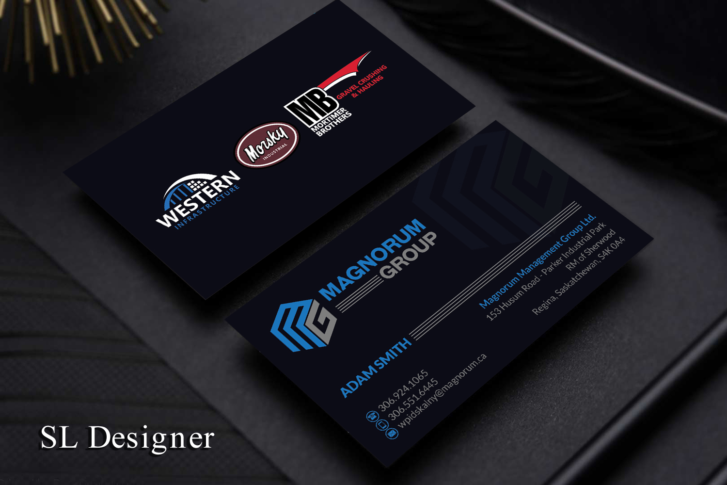 Business Card Design by SL Designer for Morsky Group | Design #19710817