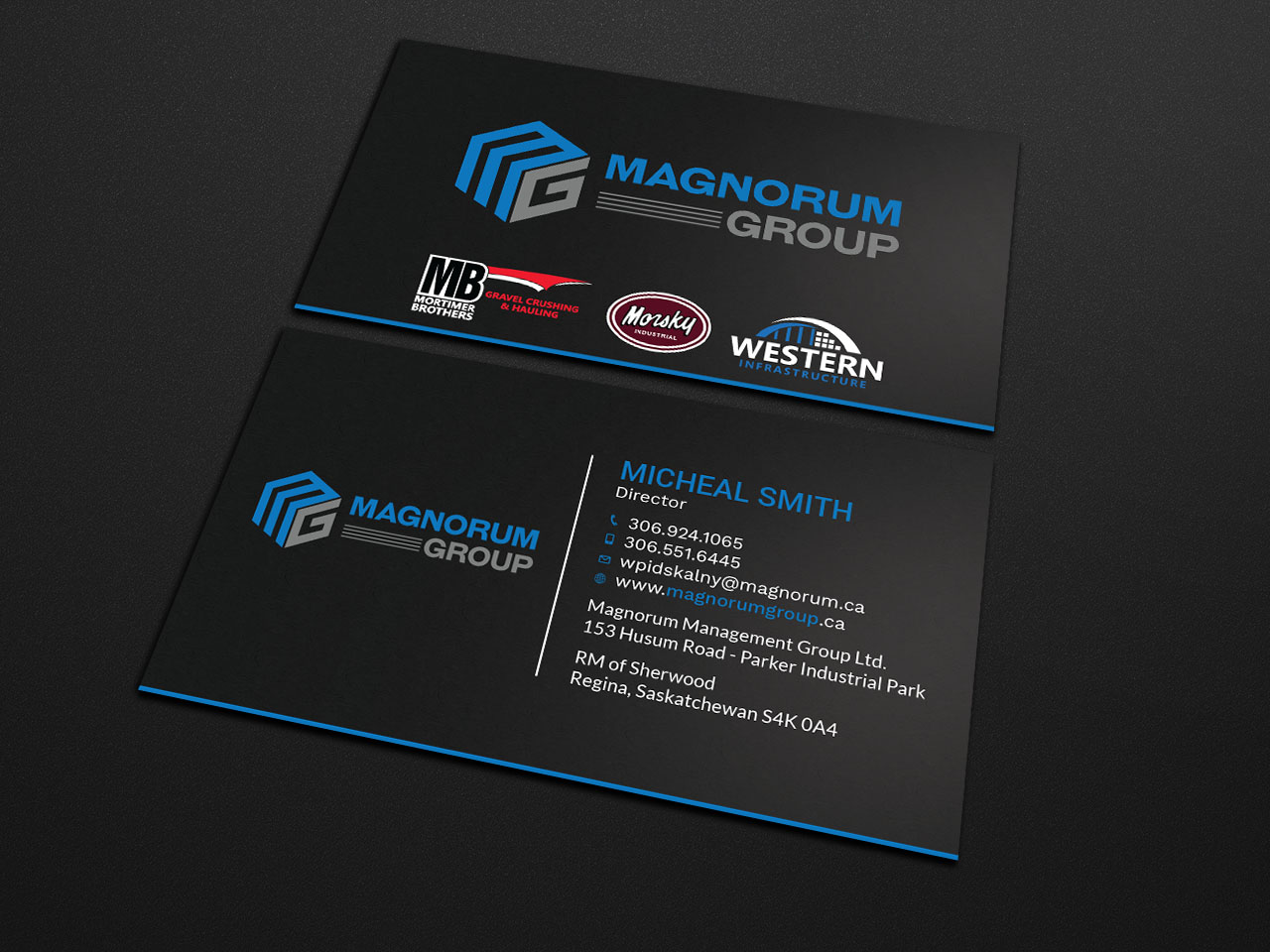 Visitenkarten-Design von Tripti Ranjan Gain für Morsky Group | Design #19715850