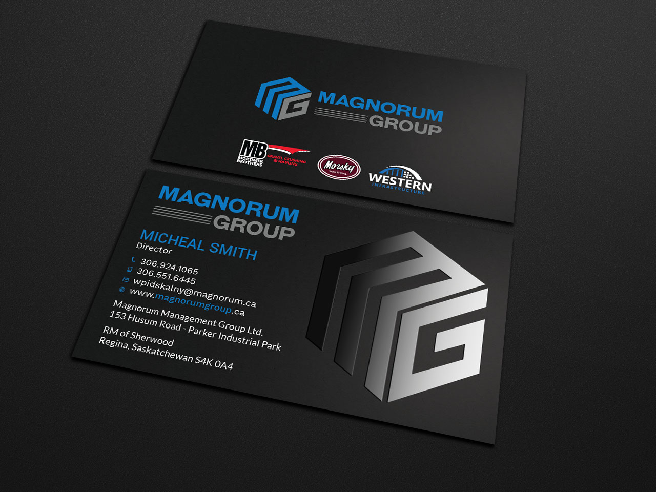 Visitenkarten-Design von Tripti Ranjan Gain für Morsky Group | Design #19715870