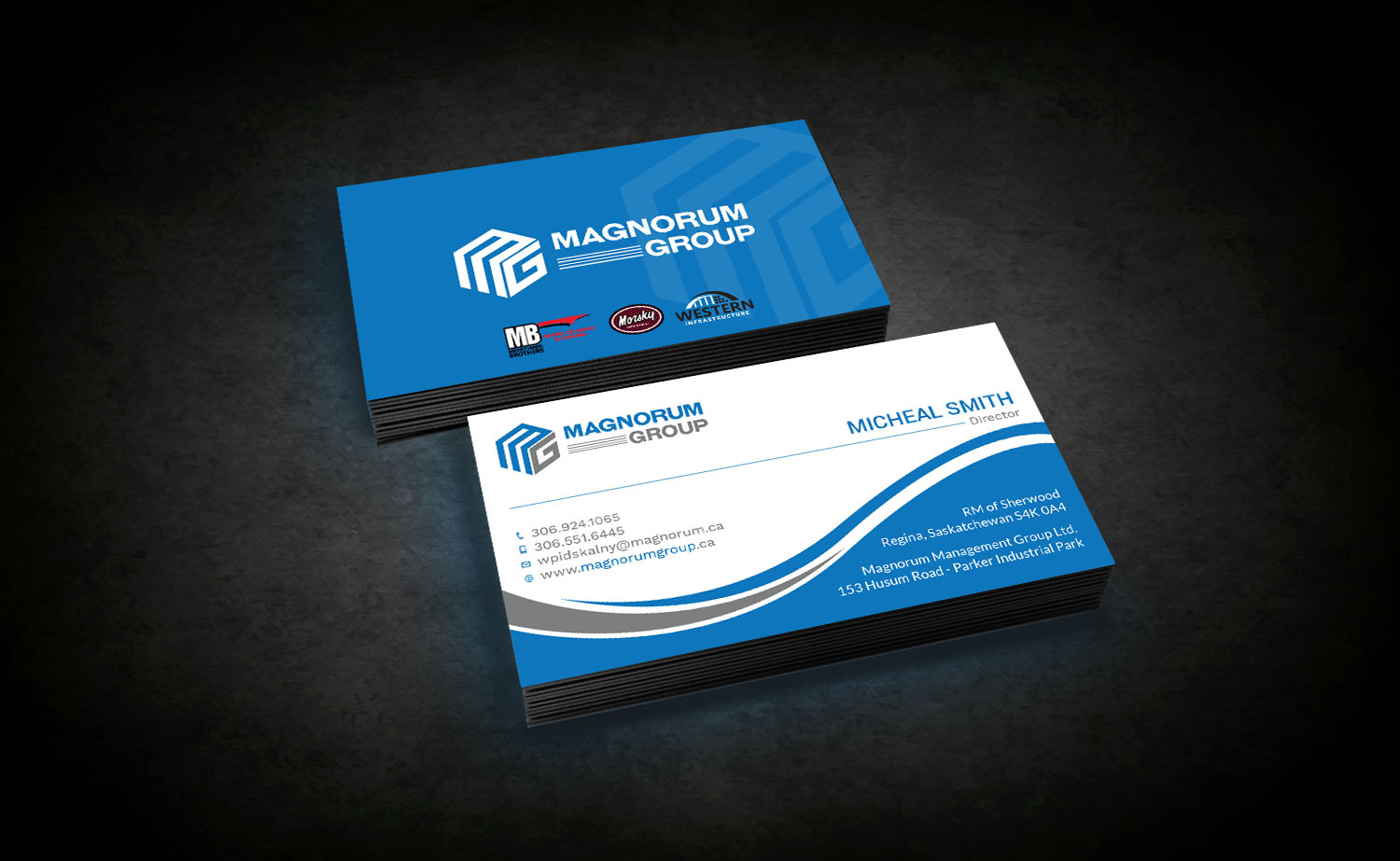 Visitenkarten-Design von Tripti Ranjan Gain für Morsky Group | Design #19715900