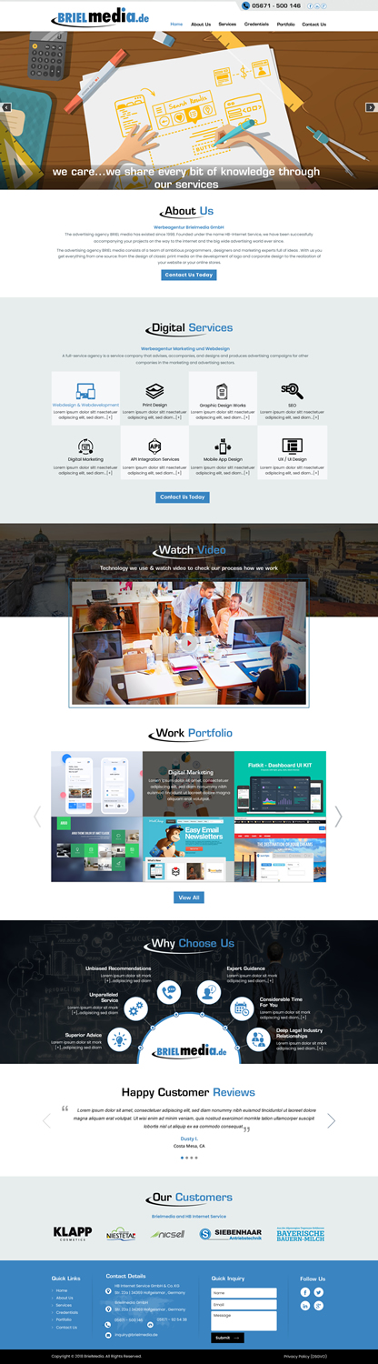 Web Design by harmi_199 for HB-Internetservice GmbH & Co. KG | Design #19738997