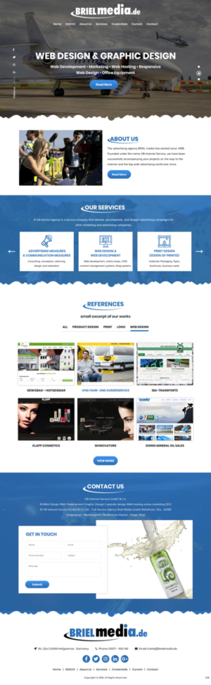 Web Design by pb for HB-Internetservice GmbH & Co. KG | Design: #19728214