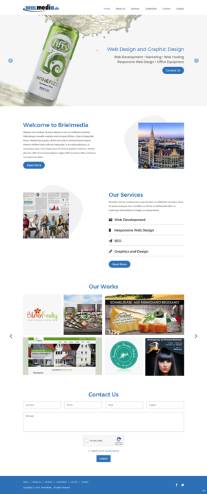 Web Design by pb for HB-Internetservice GmbH & Co. KG | Design: #19728220