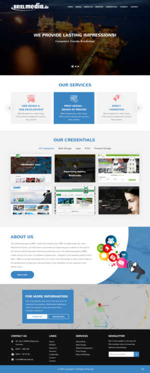 Web Design by pb for HB-Internetservice GmbH & Co. KG | Design: #19728221