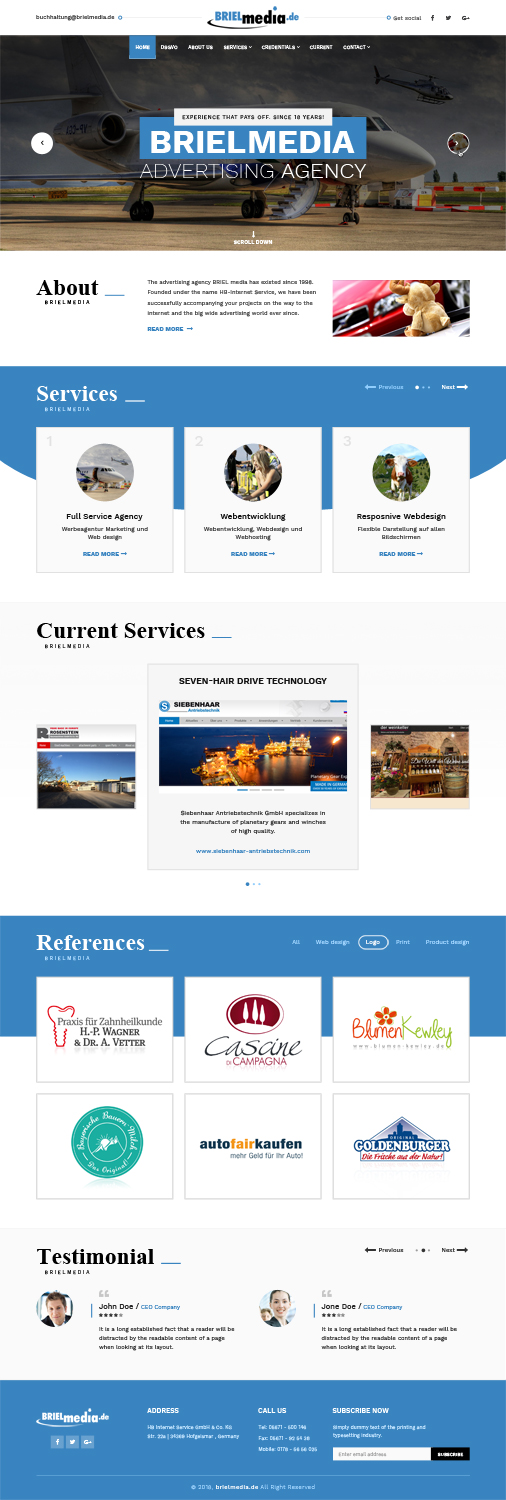 Web Design by Sujit Banerjee for HB-Internetservice GmbH & Co. KG | Design #19763626