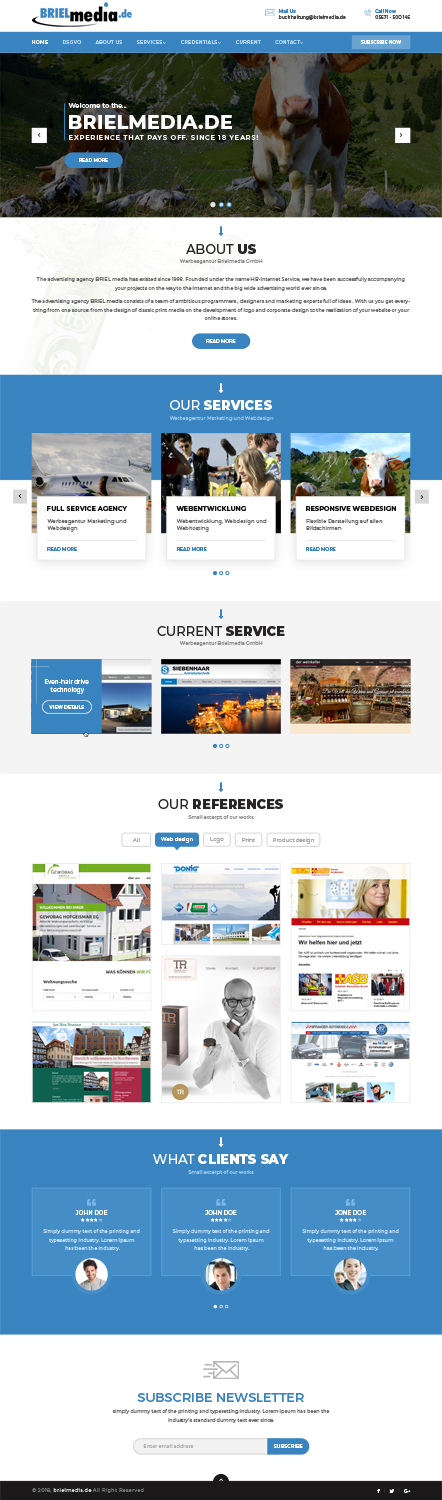 Web Design by Sujit Banerjee for HB-Internetservice GmbH & Co. KG | Design #19763627
