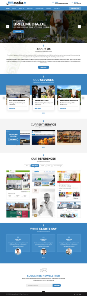 Web Design by Sujit Banerjee for HB-Internetservice GmbH & Co. KG | Design: #19763627