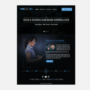 Web Design by Creative Jiniya for HB-Internetservice GmbH & Co. KG | Design: #19710688