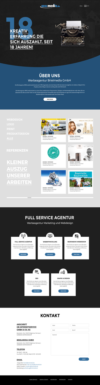 Diseño Web por **INCREDIBLEDESIGNERS** para HB-Internetservice GmbH & Co. KG | Diseño #19730581