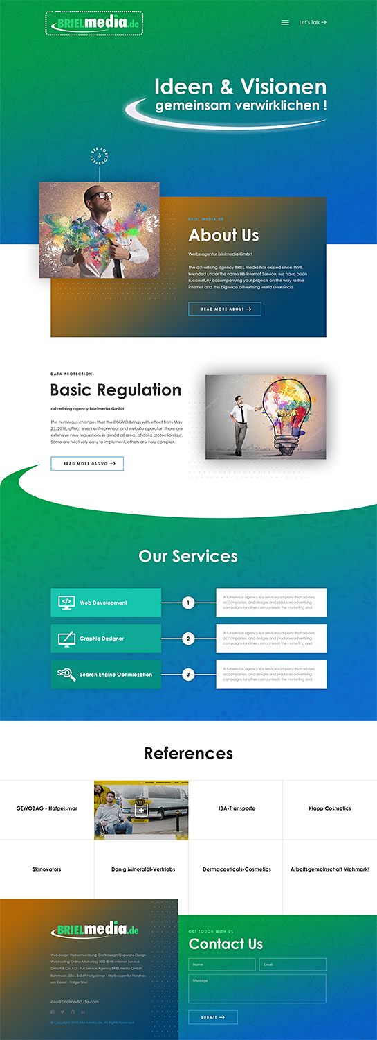 Web Design by PiXthemes for HB-Internetservice GmbH & Co. KG | Design #19745508