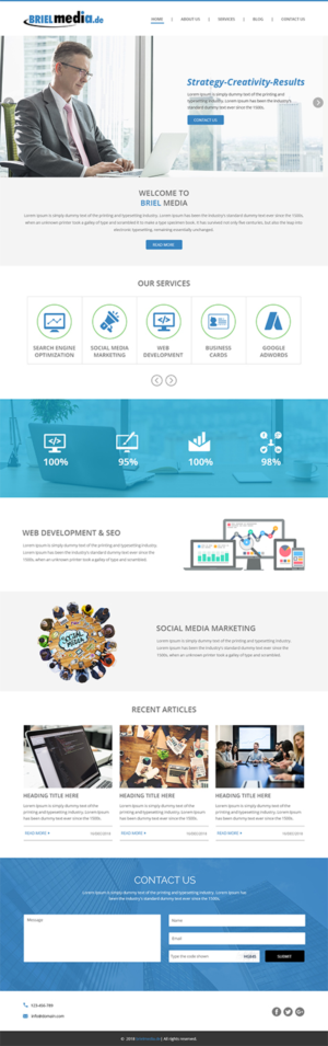 Web Design by onixdesign for HB-Internetservice GmbH & Co. KG | Design #19728653