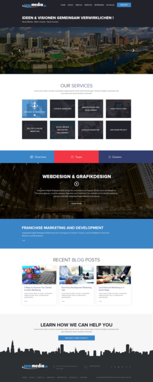 Web Design by Adveart M for HB-Internetservice GmbH & Co. KG | Design #19743873