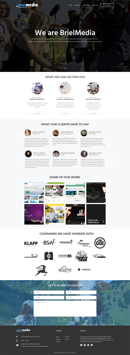 Web Design by Rhys G for HB-Internetservice GmbH & Co. KG | Design #19721041
