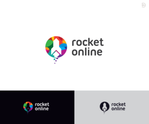 Rocket Online | Logo Design by D_Mantra