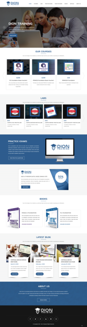 Web-Design von pb für Dion Training Solutions | Design: #19728170