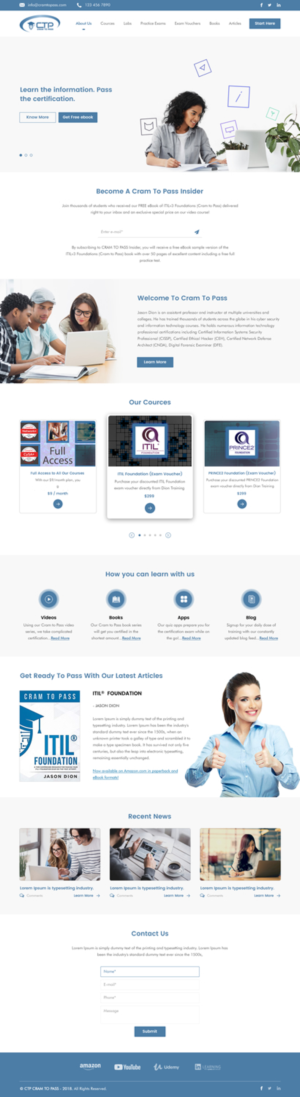 Web-Design von rightway für Dion Training Solutions | Design: #19728450