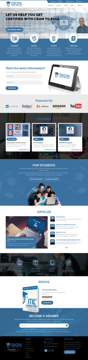 Web Design by rightway for Dion Training Solutions | Design: #19787846