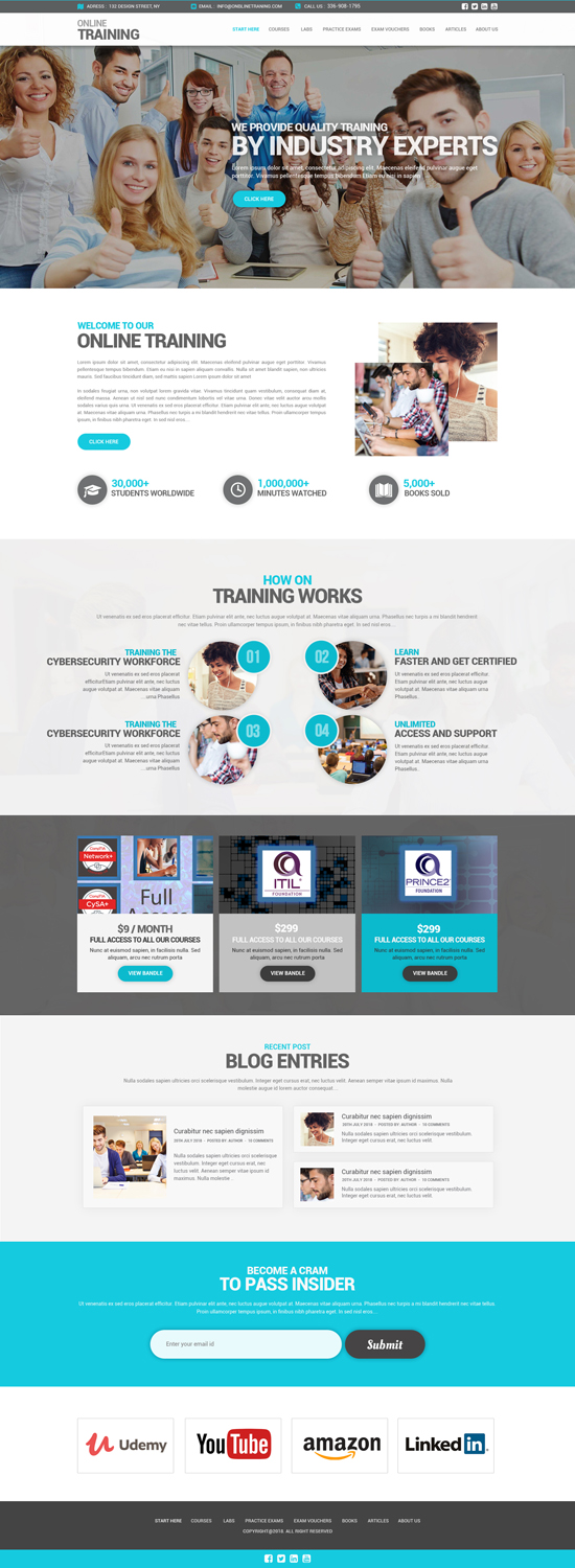 Web Design by Dream Logo Design for Dion Training Solutions | Design #19719384