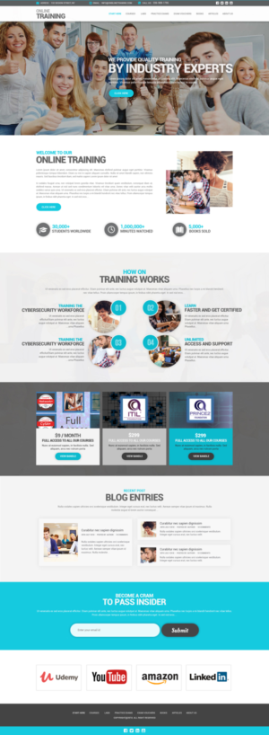 Web-Design von Dream Logo Design für Dion Training Solutions | Design: #19719384