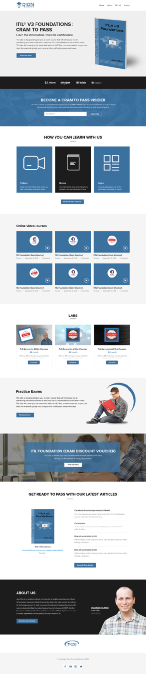 Web-Design von **INCREDIBLEDESIGNERS** für Dion Training Solutions | Design: #19719511
