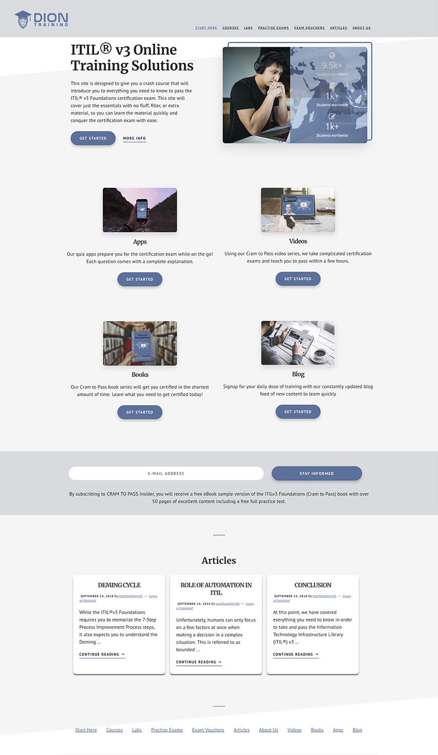 Web Design par GlobalCoastDesigns pour Dion Training Solutions | Design #19730497